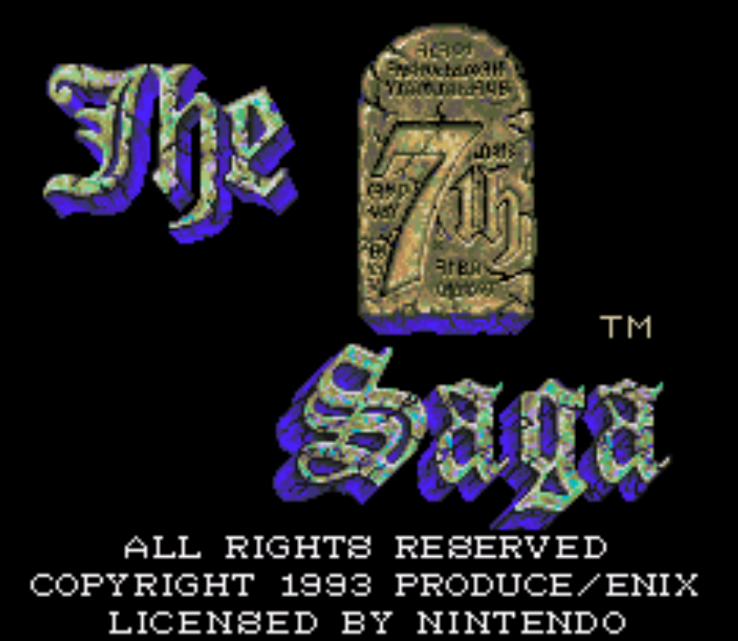 The 7th Saga Title Screen